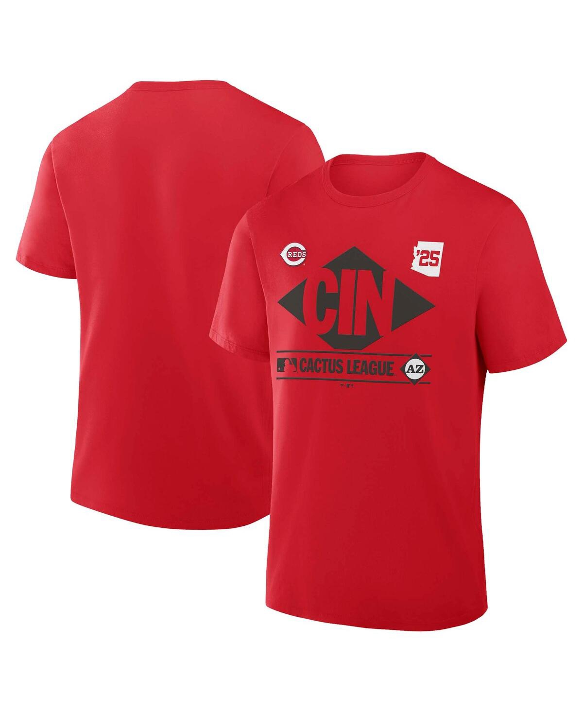 Fanatics Men's Red Cincinnati Reds 2025 Spring Training Cactus League True Icon T-shirt In Red