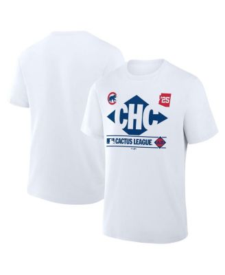 Fanatics - Men's White Chicago Cubs 2025 Spring Training Cactus League True Icon T-shirt