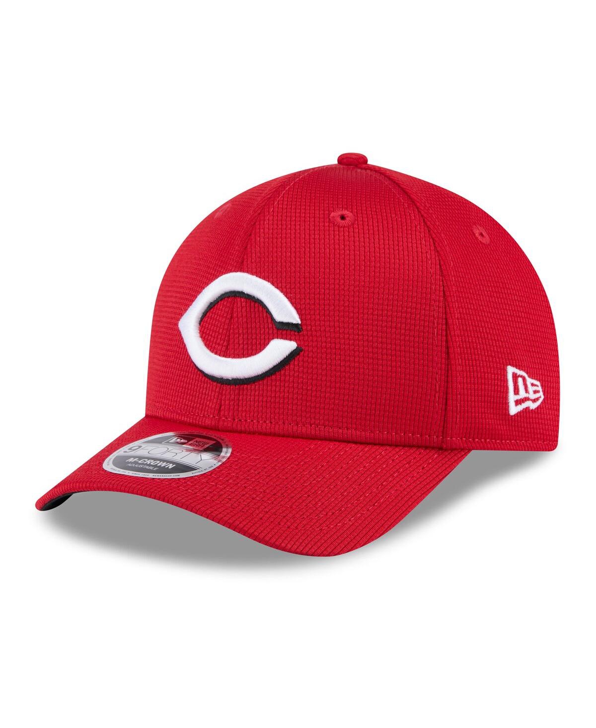 New Era Men's Red Cincinnati Reds 2025 Spring Training 9forty Adjustable Hat In Red