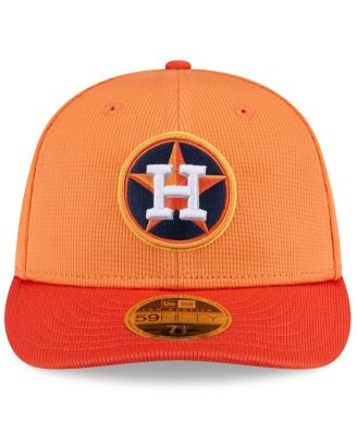 Men's Orange Houston Astros 2025 Spring Training Low Profile 59FIFTY Fitted Hat