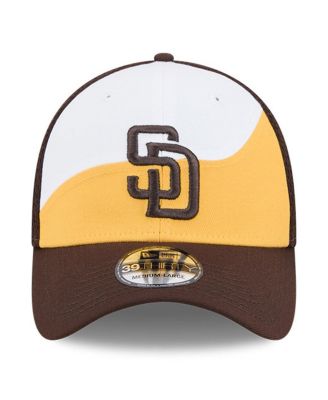 Men's Gold/Dark Brown San Diego Padres 2025 Spring Training 39THIRTY Flex Hat