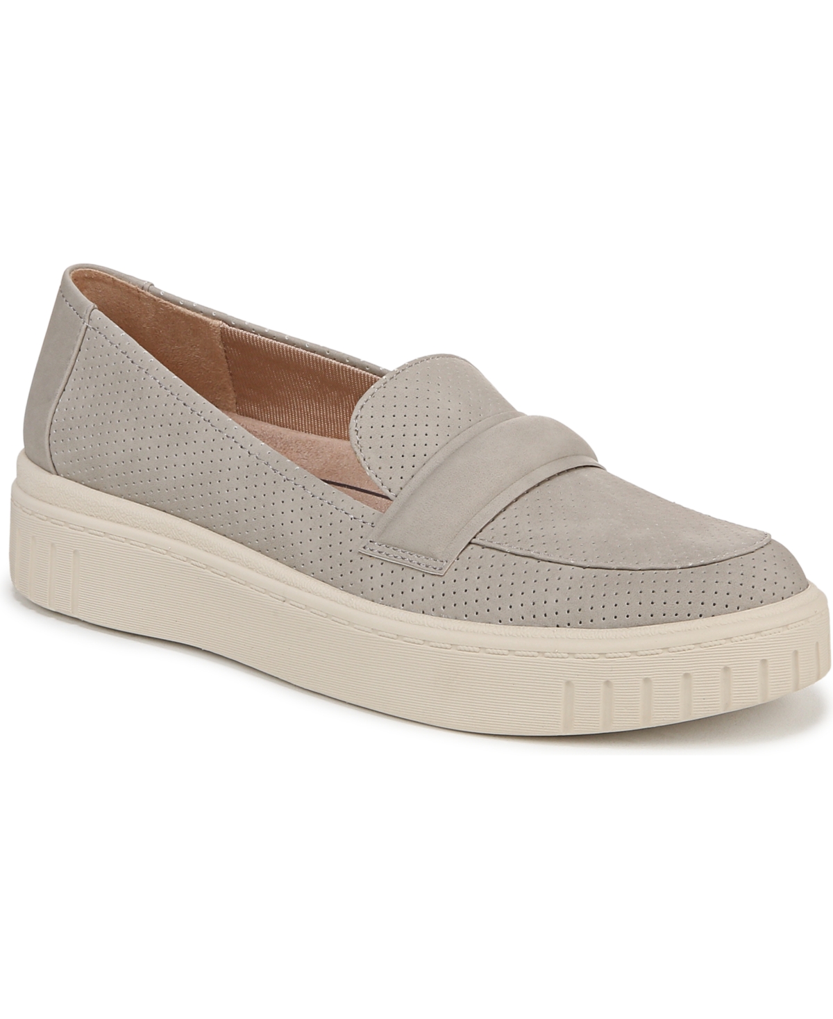 LIFESTRIDE WOMEN'S GENEVA-CHOP CLOSED ROUND TOE PLATFORM PENNY LOAFERS 