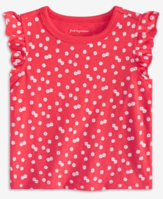 Baby Girls Mix and Match Daisy Dot-Print T-Shirt, Exclusively at Macy's