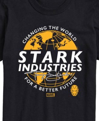 Men's Iron Man Stark Industries Short Sleeve T-Shirt