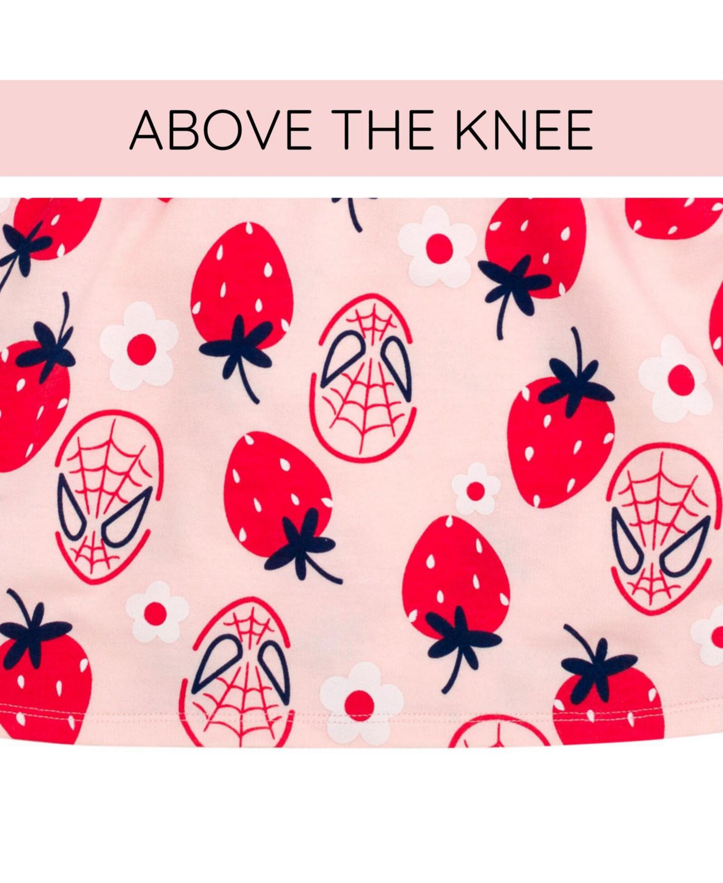 Детское платье Spider-Man Marvel Girls French Terry Skater Dress Toddler to, цвет: Розовый — фото 5