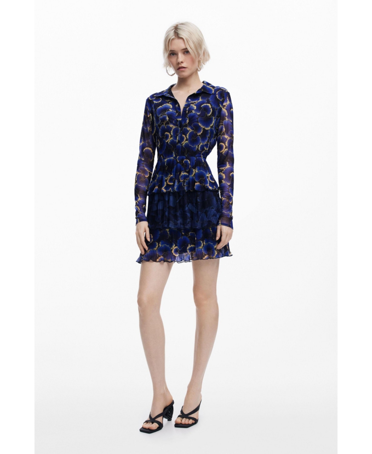 Women's Dress designed by Mr. Christian Lacroix - Navy blue