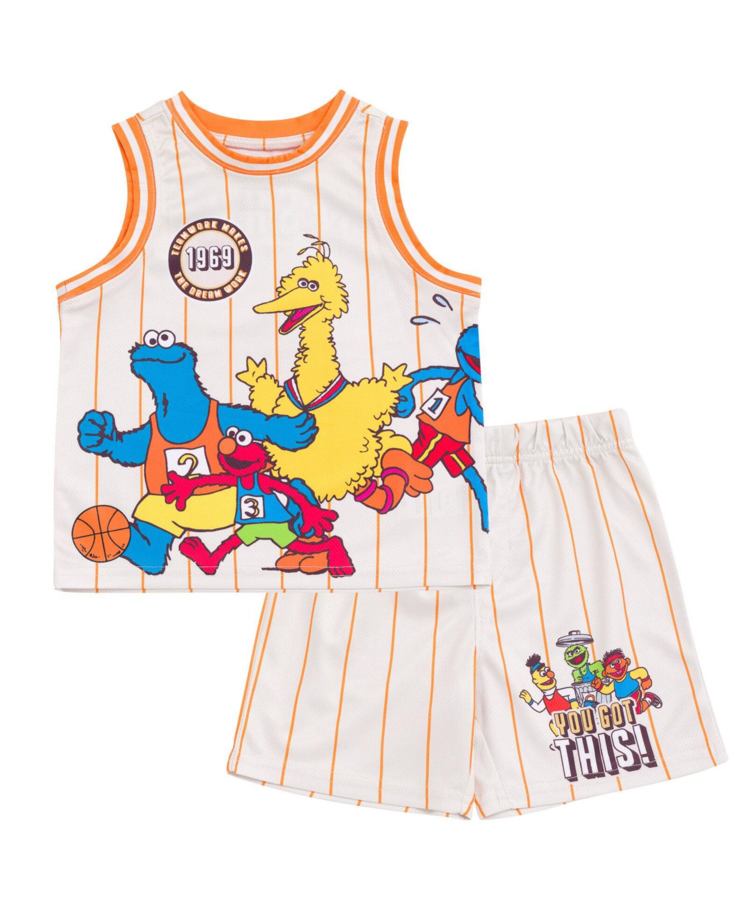 Baby Boys Mesh Jersey Athletic Tank Top and Basketball Shorts Outfit Set