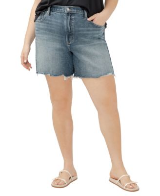 Plus Size Highly Desirable High Rise Shorts