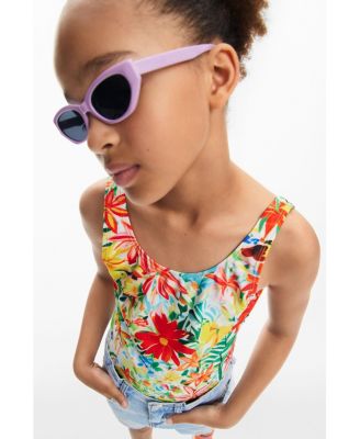 Girls Girls's Tropical print swimsuit