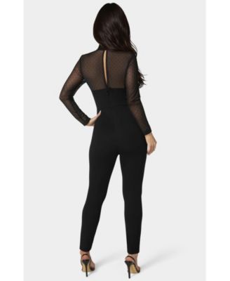 Women's Lace Applique Catsuit