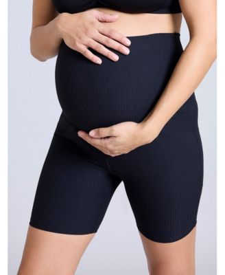 Maternity 6 1/2" Ribbed Biker Short - Motherhood