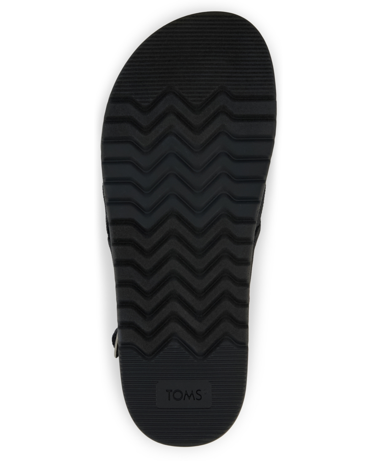 Shop Toms Women's Marin Adjustable Buckle Sandals In Black,black Heavy Canvas