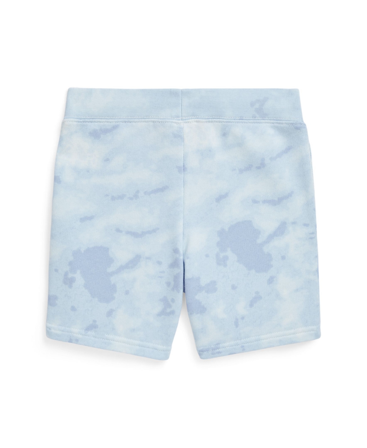 Polo Ralph Lauren Toddler And Little Boys Cloud-print Fleece Short In Scottsdale Blue,splatter Bear