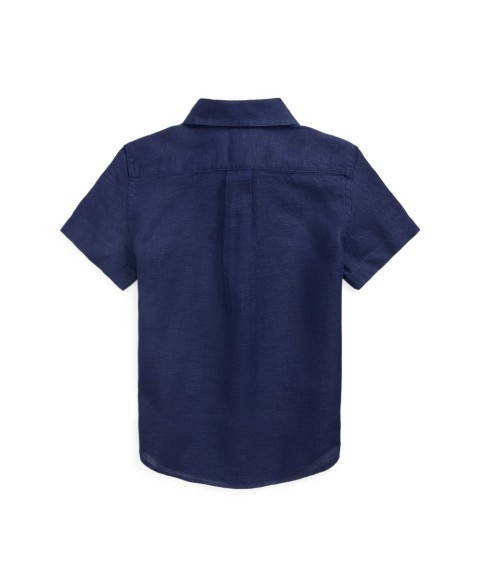 Детские Polo Ralph Lauren Boys' 2-7 Linen Short-Sleeve Shirt