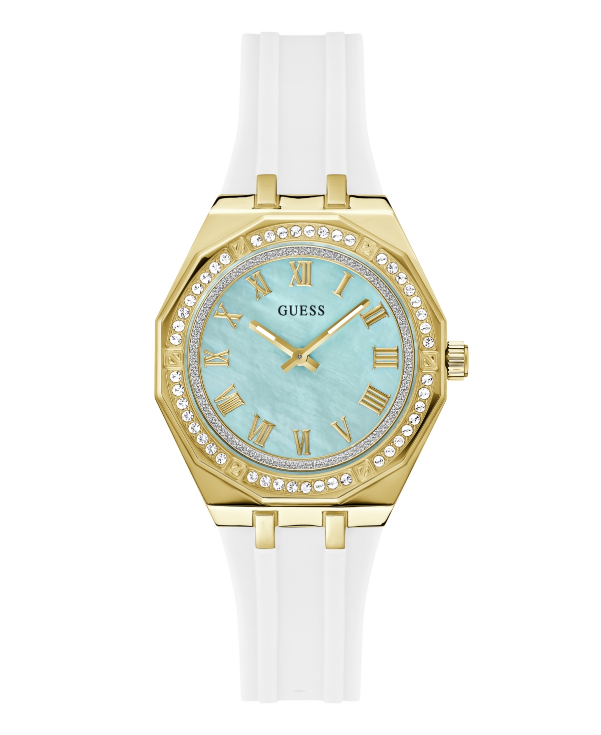 Women's Analog White Silicone Watch, 36mm - White