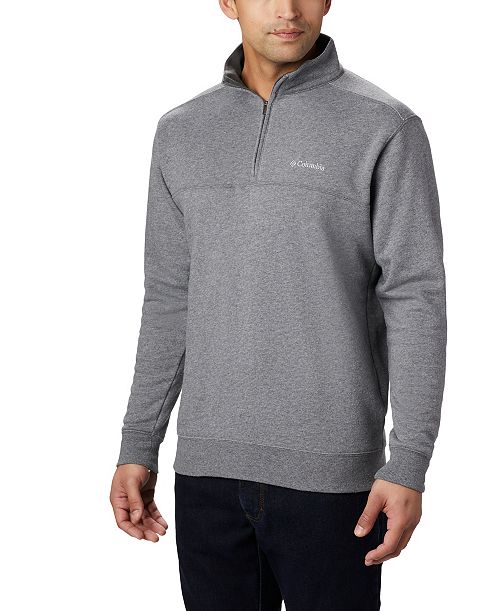 alfani Columbia Men's Hart Mountain II Quarter-Zip Fleece Sweatshirt Men's Fashion & Accessories