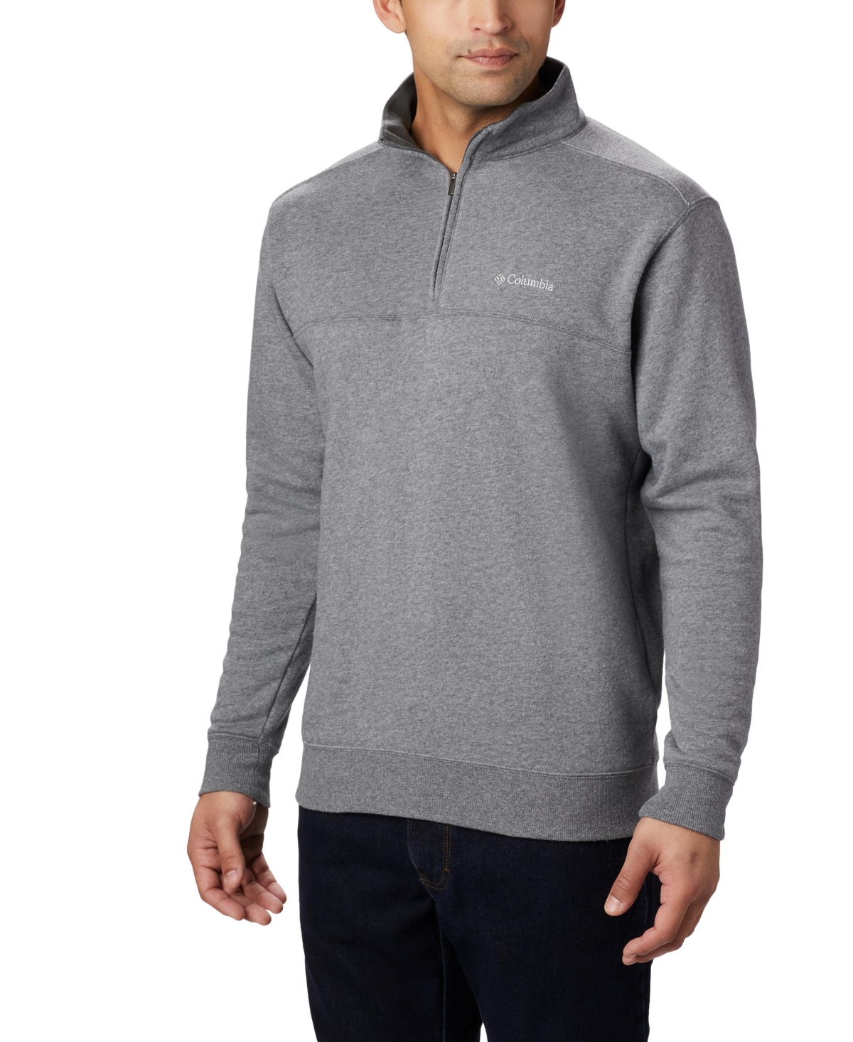 Men's Hart Mountain Ii Quarter-Zip Fleece Sweatshirt - Carbon Heather