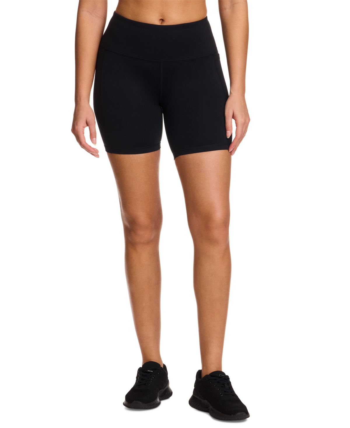 Women's Lux High-Rise Stretch Pull-On Bike Shorts - Twilight Purple