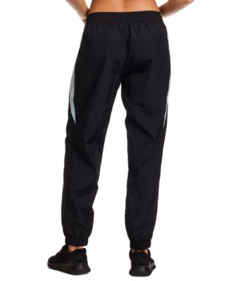 Women's Woven Crinkle Colorblocked Jogger Pants