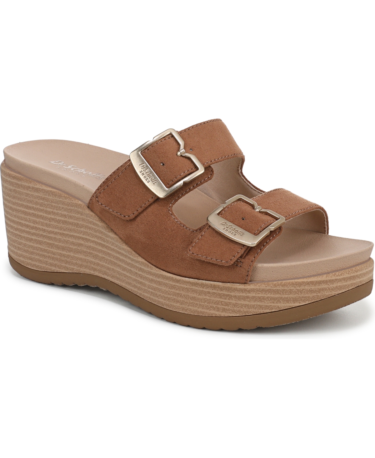 DR. SCHOLL'S WOMEN'S CALI BREEZE SLIDE WEDGE SANDALS 