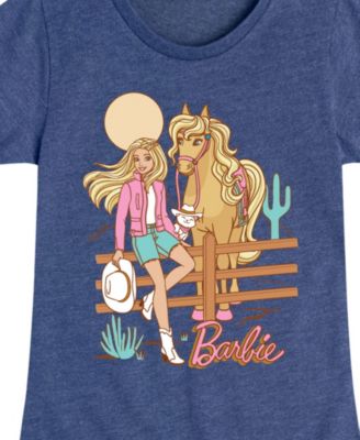 Big Girls Horse and Ranch Graphic Short Sleeve T-Shirt