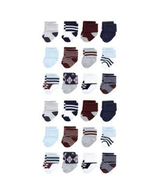 Little Treasure Baby Boys Treasure Bulk Pack of 24 Soft Terry Knit Footwear - Genius 34$