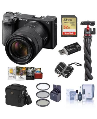 Sony Alpha a6400 Mirrorless Digital Camera with 18-135mm Lens - Bundle ...