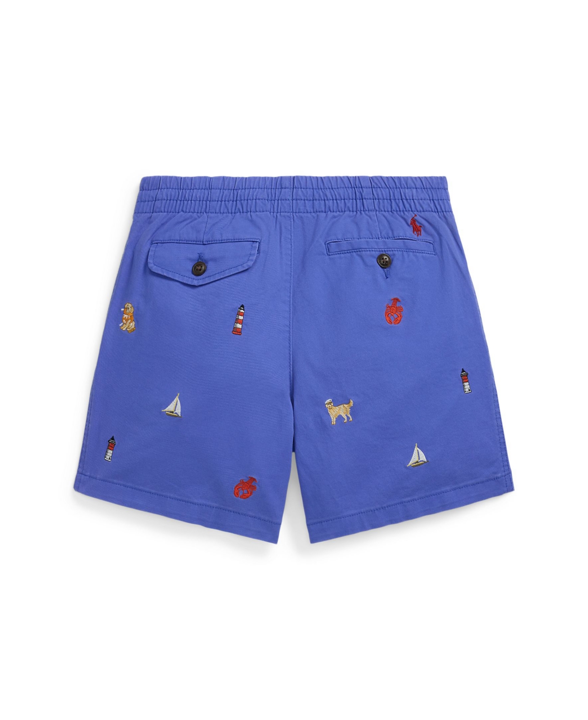 Polo Ralph Lauren Polo Prepster Embroidered Chino Short In Maidstone Blue