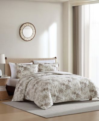 Tommy Bahama Beachway Blooms Reversible 3-Pc. Comforter Set, King