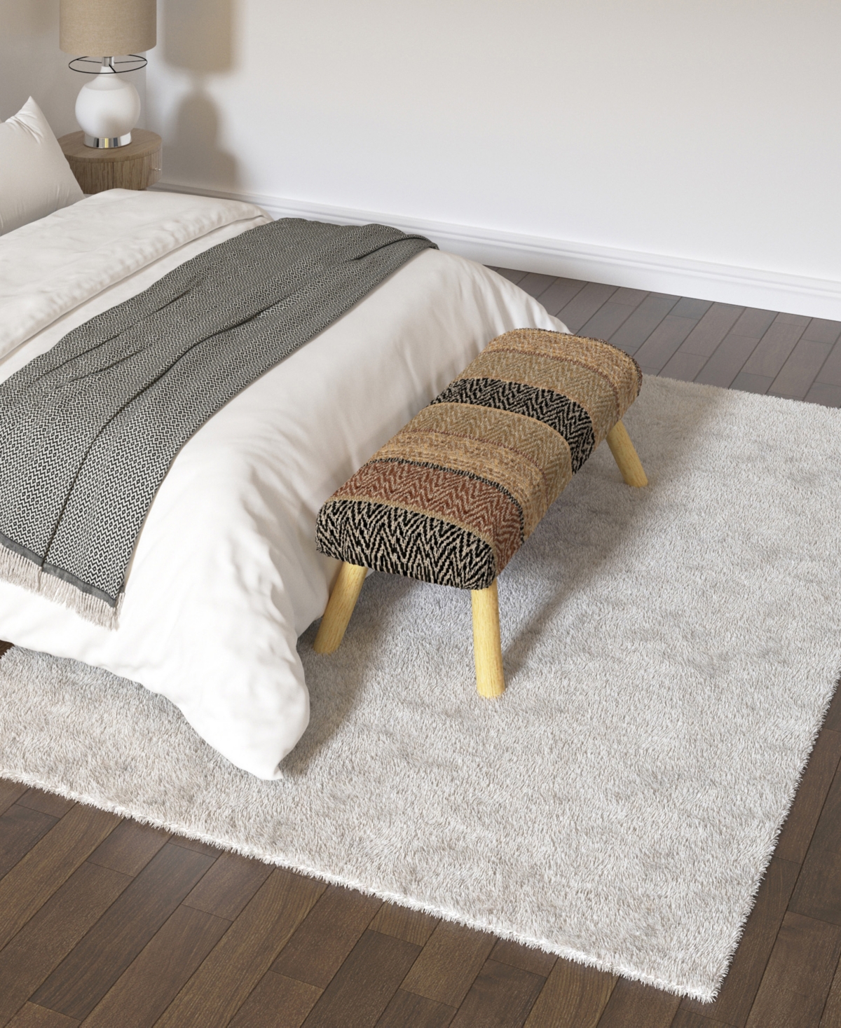 Lr Home Oaklee Nor-606 5'x7' Area Rug In Ivory