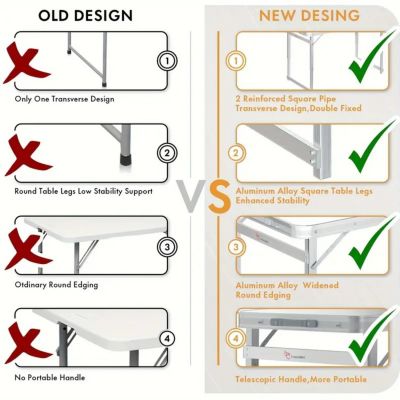 Streamdale Outdoor portable folding table large