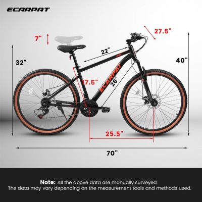 Streamdale 27.5" Mountain Bike with 21-speeds, Disc Brakes & Thumb Shifter