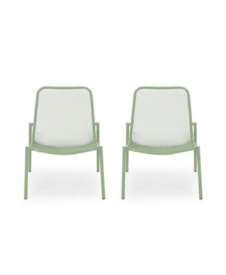 Streamdale Modern Mesh Metal Stackable Chairs Durable & Space-Saving Outdoor Seating