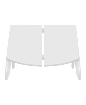 Modern HDPE Plastic Folding Patio Adirondack Ottoman