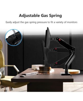 MS05 Single Mount Stand Arm, Supports 22"- 40" monitors and 26 lbs, 360° Adjustable, standards 75x75mm/100x100mm, Clamp & Grommet Base