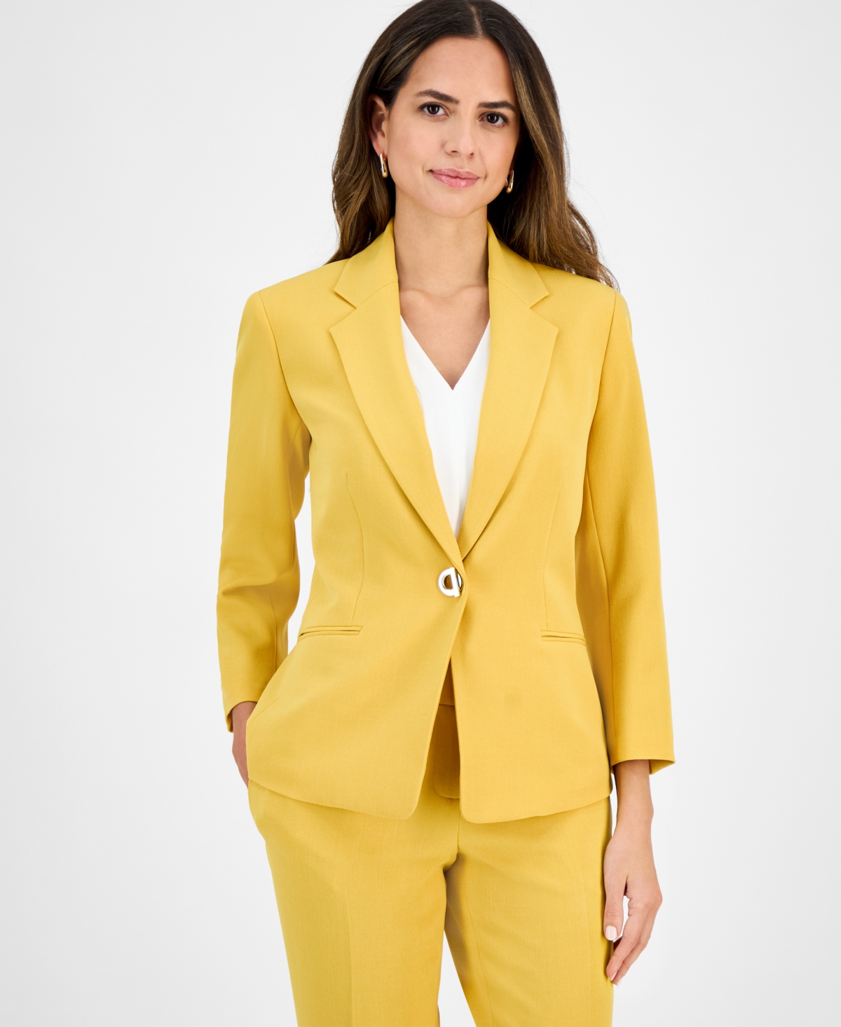 Women's Toggle Jacket, Regular & Petite - Butterscotch
