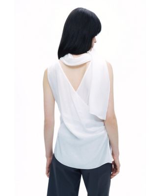 Women's Shawl-Designed Blouse