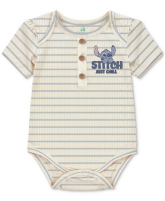Baby Boys 3-Pc. Stitch Stripe Bodysuit, Pants & Hat Set