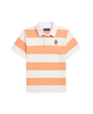 Big Boys Polo Bear Short-Sleeve Rugby Shirt
