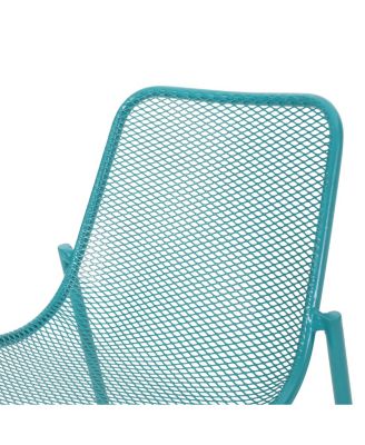 Streamdale Modern Stackable Patio Chairs with Mesh Seating (Set of 2)