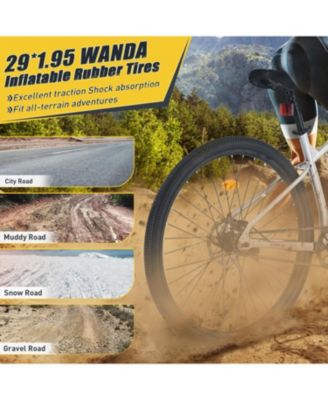 Streamdale 29 Inch Wheels Single Speed Mountain Bike, for Men Women Boys and Girls, Front Suspension,Steel Frame