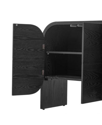 4-Door Sideboard with Rounded Corners