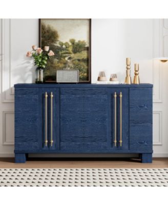1-Pc. Wood Sideboard with Adjustable Shelves