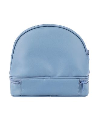 Stitch Big Face Blue Zippered Dome Cosmetic Case