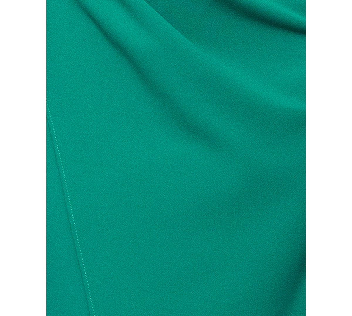 BETSY & ADAM PETITE ONE-SHOULDER RUCHED GOWN 