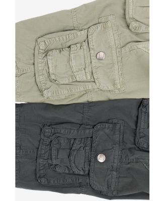 Big Boys 2 Pack Combo Belted Twill Cargo Shorts 8-18