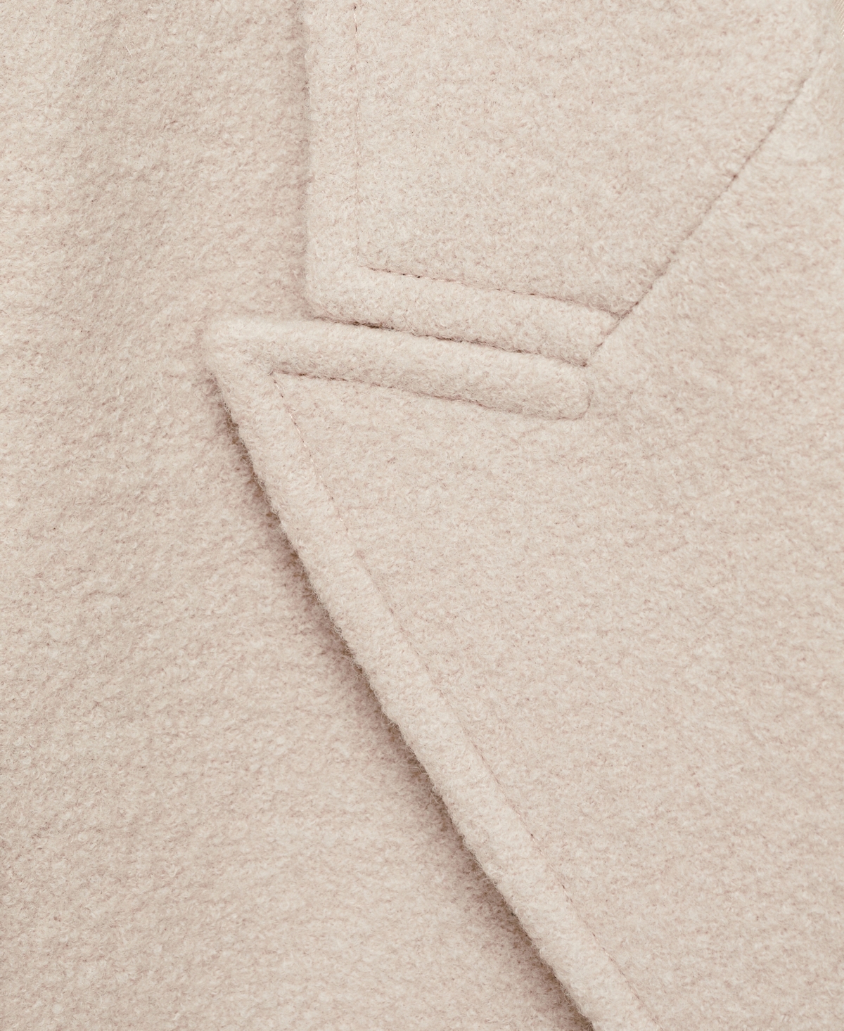 MANGO WOMEN'S STRUCTURED VIRGIN WOOL COAT 