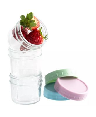 Baby Food Processor Steamer Blender with 12 Glass Baby Food Storage Jars, BPA-Free, Leakproof, Durable, and Convenient
