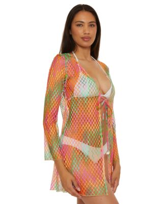 Women's Mirage Fishnet Tunic Cover-Up