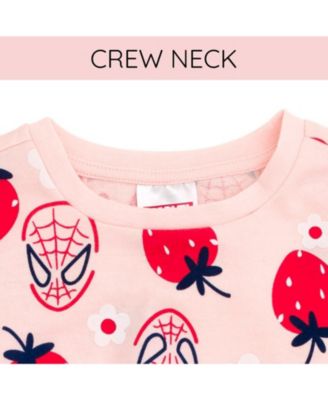 Marvel Girls French Terry Skater Dress Toddler to Big Kid